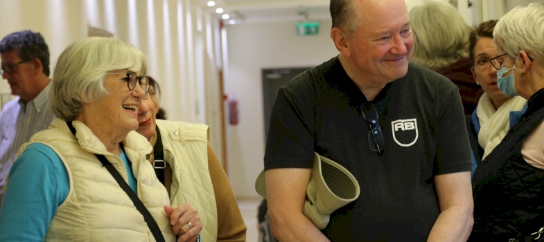 مؤسسة الأميرة بسمة بالقدس  تستقبل وفدا من الحجاج من كنيسة القديسة ماري