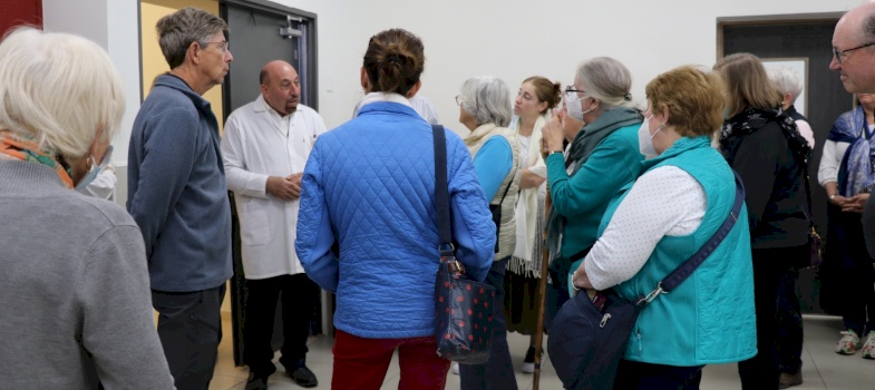 مؤسسة الأميرة بسمة بالقدس  تستقبل وفدا من الحجاج من كنيسة القديسة ماري