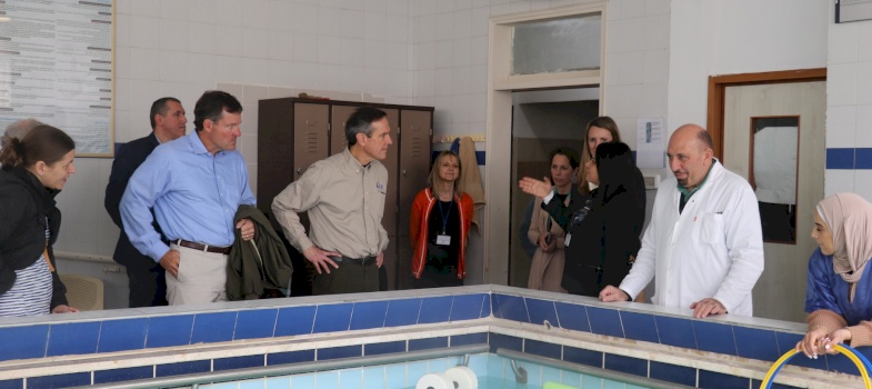 زيارة رفيعة المستوى لوفد من خدمات الإغاثة الكاثوليكية لمؤسسة الاميرة بسمة بالقدس