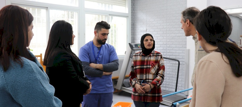 زيارة رفيعة المستوى لوفد من خدمات الإغاثة الكاثوليكية لمؤسسة الاميرة بسمة بالقدس